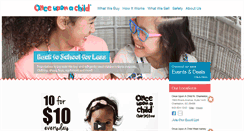 Desktop Screenshot of onceuponachildcharleston.com